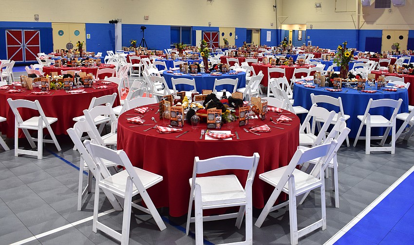The gymnasium was decked out in Western decor Feb. 3 at Lee Wetherington Boys and Girls Club.