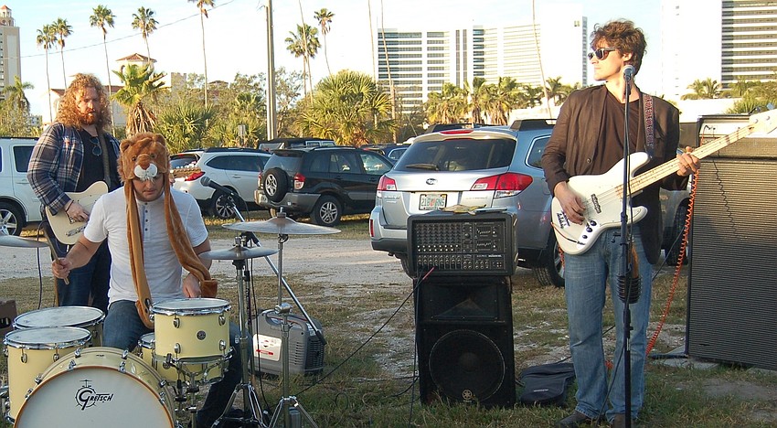 The Beat Down performed at Tamiami Trail and Boulevard of the Arts.