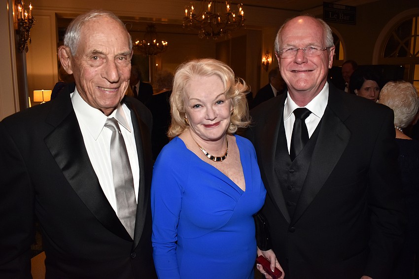 Harold Ronson with Monica and Richard Van Buskirk