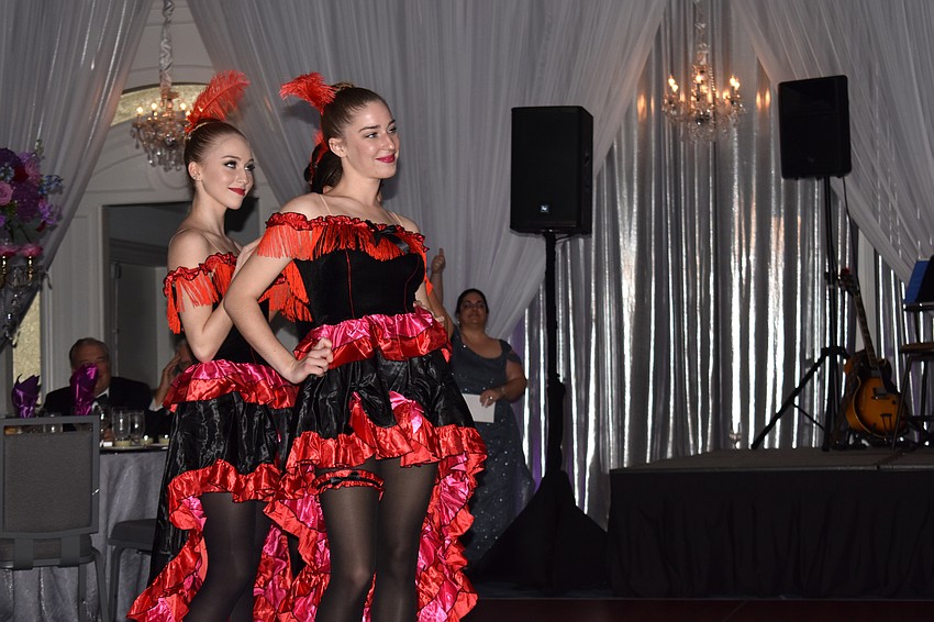 Cuban Ballet dancers surprise guests with a performance of the Can Can.