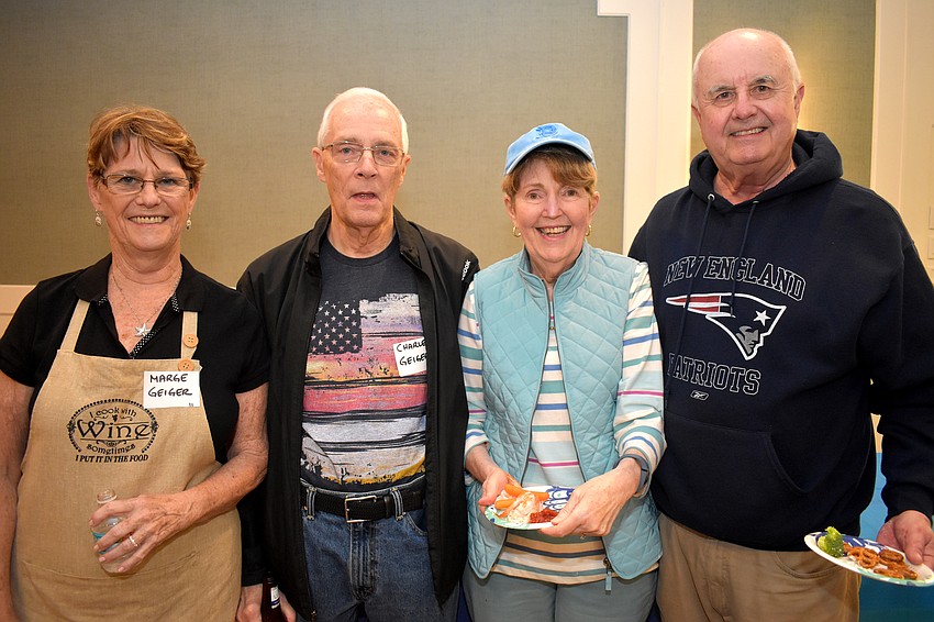 Marge and Charles Geiger and Barbara and Jack Siira