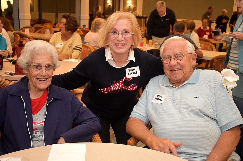 Dot Wadland, Pam Euerle and Bill Stamp