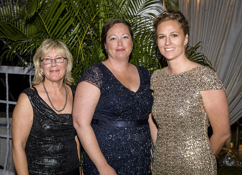 Suzanne Gregory, Pam Brownell and Mary Gibbons