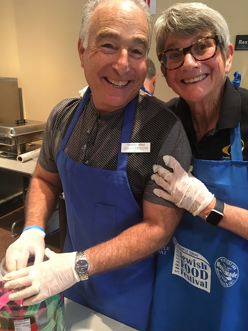 Ellyn Bender and Len Swerdlow, volunteers (Courtesy photo)