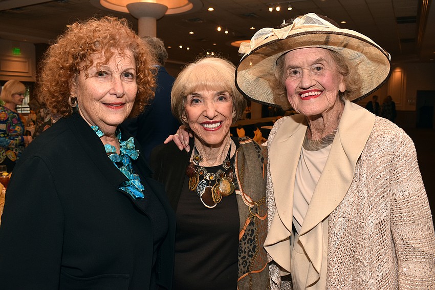 Gloria Feibus, Doris Kaplan and Betty Schoenbaum
