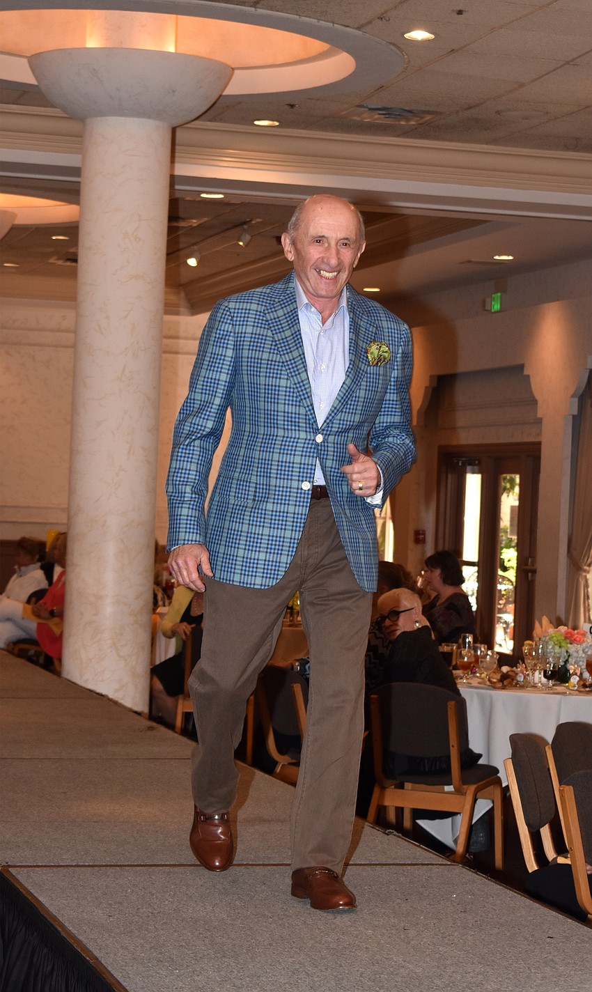 This year’s fashion show including men’s clothing from Martin Freeman Clothing.