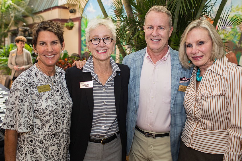 Audrey Robbins, Caroline Amory, Jonathan Coleman and Hillary Steele