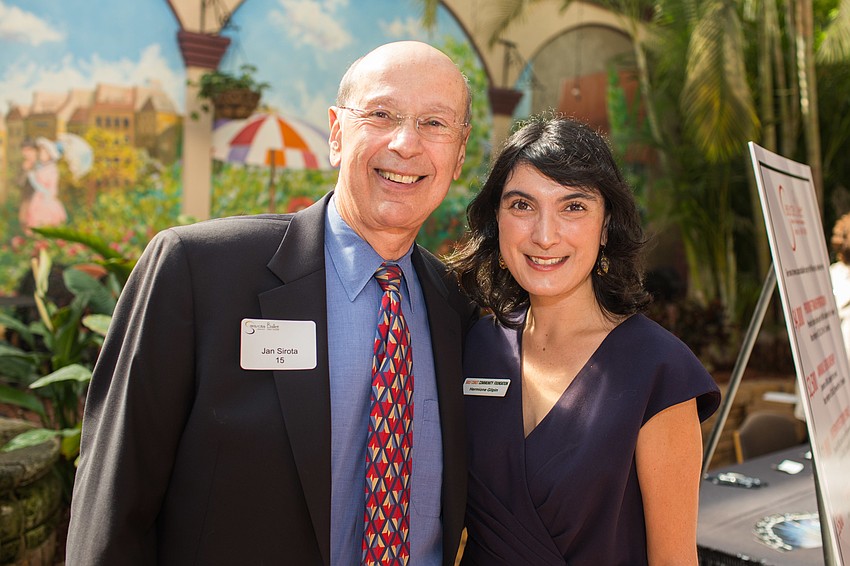 Jan Sirota and Hermione Gilpin