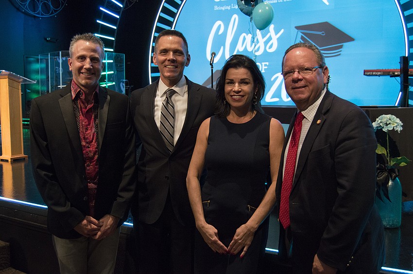 Dr. Jason Quintal, state representative Ross Spano, Selah Freedom co-founder Elizabeth Melendez-Fisher, and Gary Tibbetts.