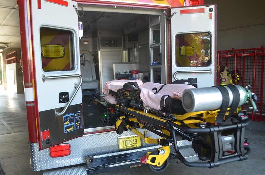 Fire officials said the Stryker Power Loading lift system at the back of the ambulance will help first responders avoid injury as they assist people into the vehicle.