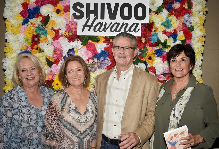 Event chairwoman Debra Kealkahn, Fundraising events chairwoman Jackie Cutrone, Keith Grosbeck of event sponsor Coldwell Banker Real Estate and Karen Grosbeck