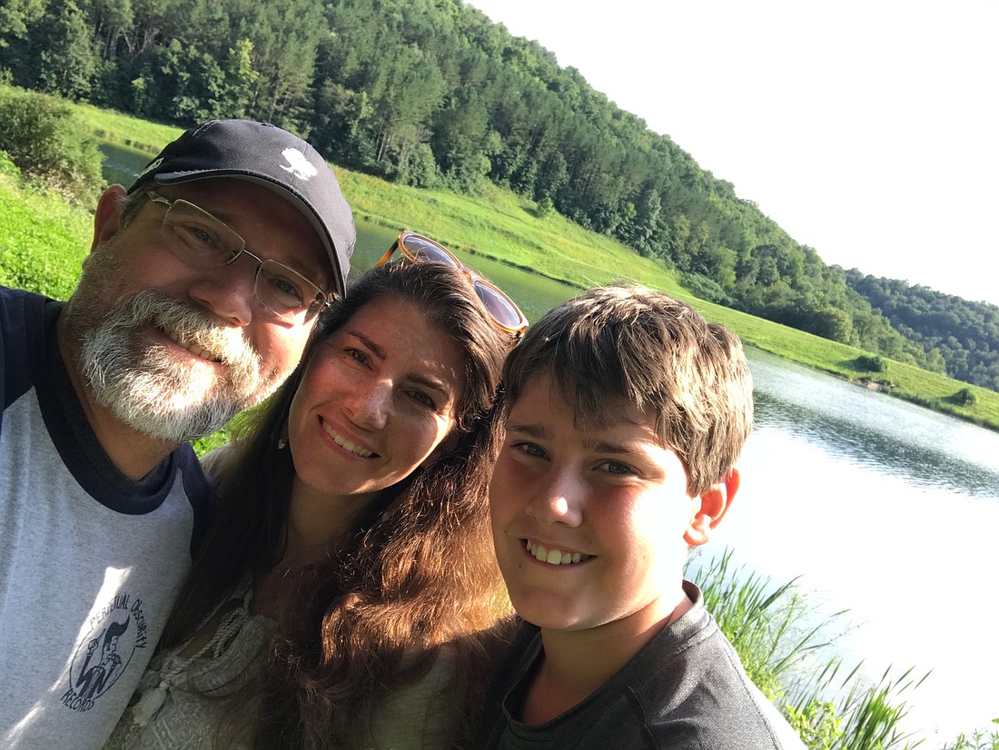 In addition to the Benjamin Gilkey Fund for Innovation and Pediatric Research, Micael and Laura Gilkey focus on the future and their 13-year-old son, Banyan.