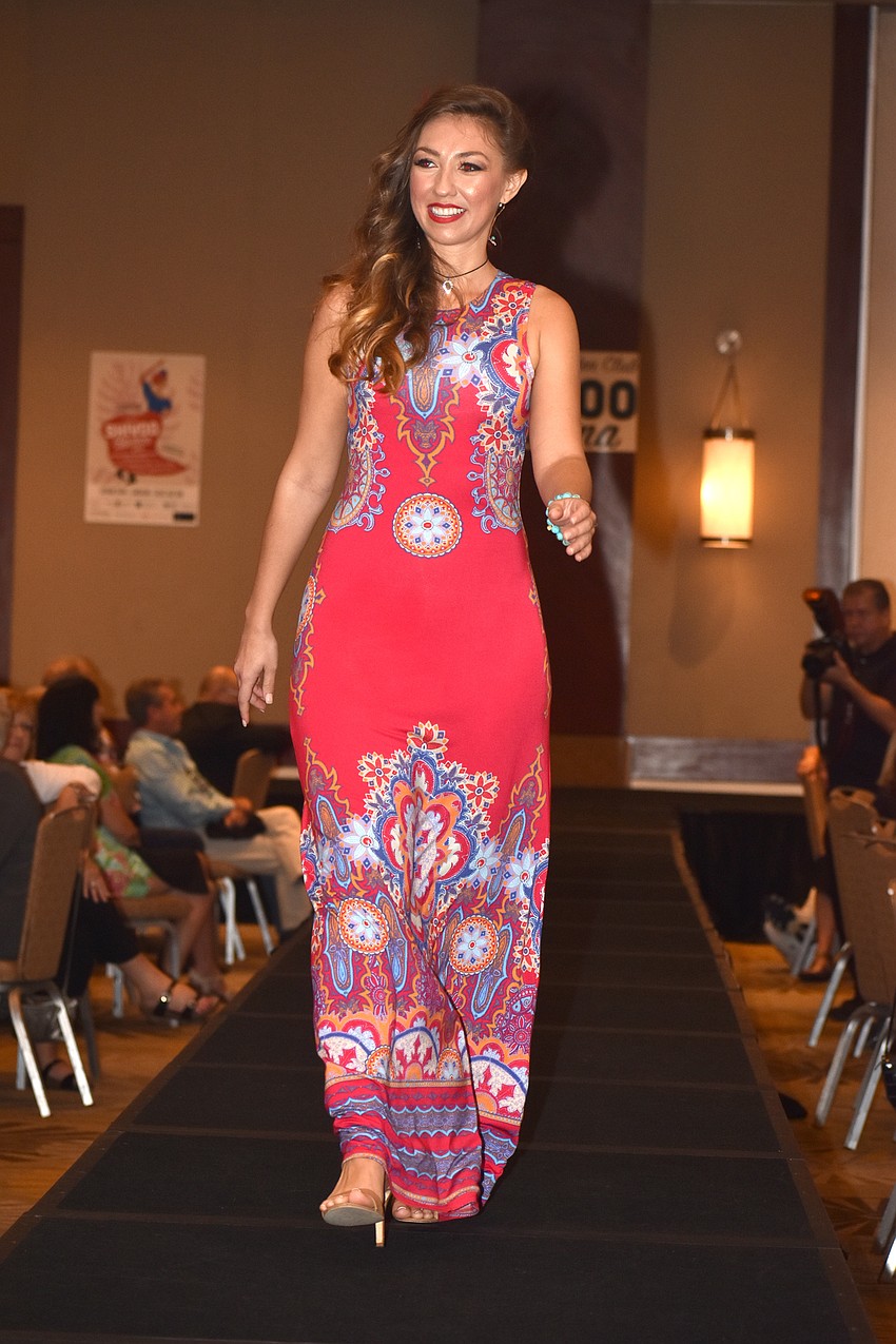 Female models showed off clothing from Scout & Molly’s Boutique.