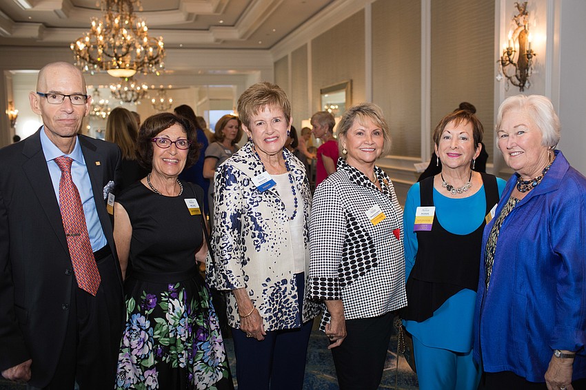 Michael and Judith Berlow, Barbara Freeman, Margarete Van Antwerpen, Barb Zdziarski and Chairwoman Cindy Stuhley
