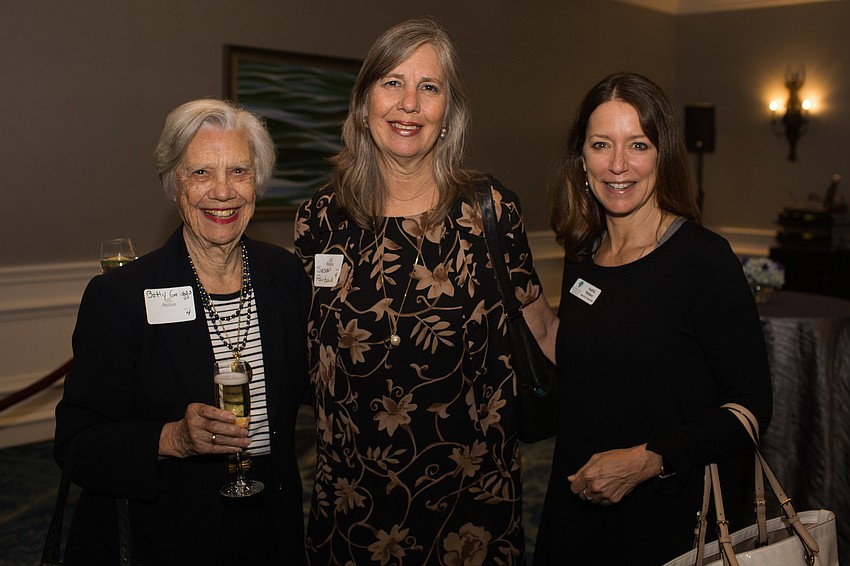 Betty Griggs, Susan Fairbank and Andria Piekarz