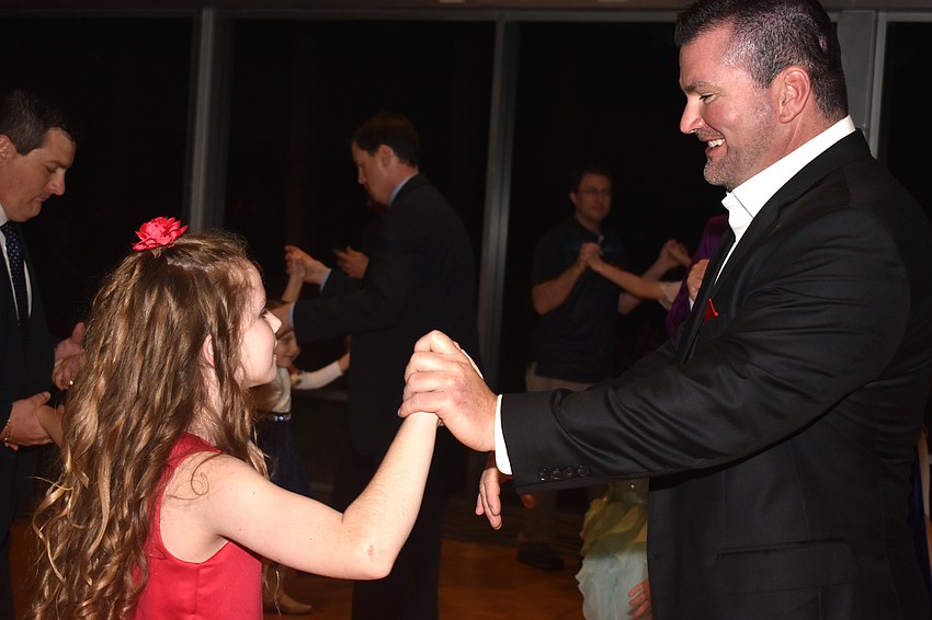 Emily and Sean Halley tear it up on the dance floor.