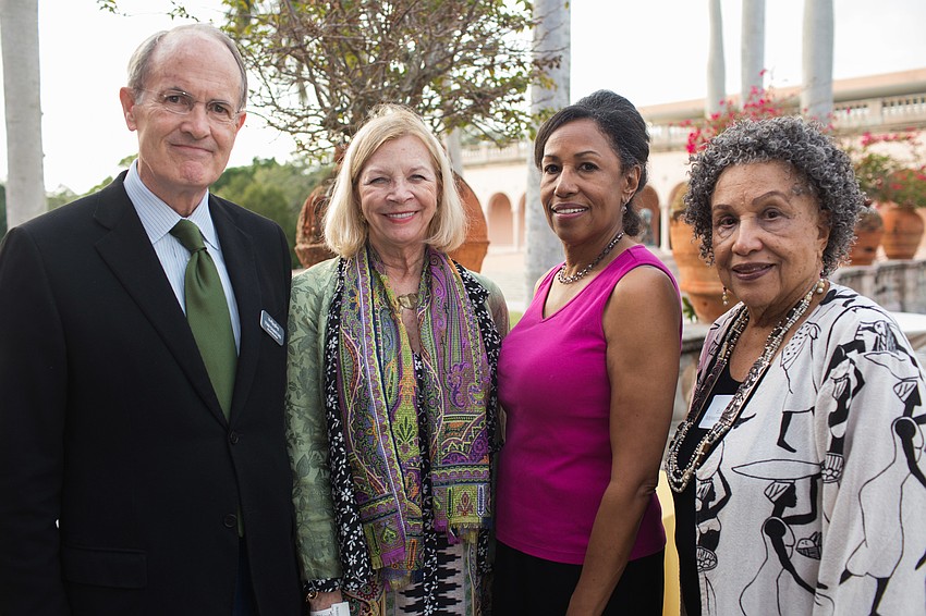 Tom and Ann Charters with Lori Merritt and Eleanor Merritt-Darlington