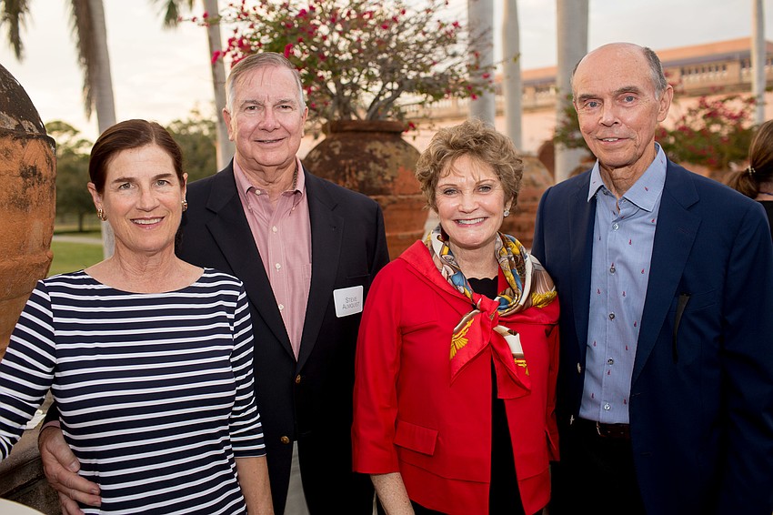 Lucia and Steve Almquist with Mary and David Benfer