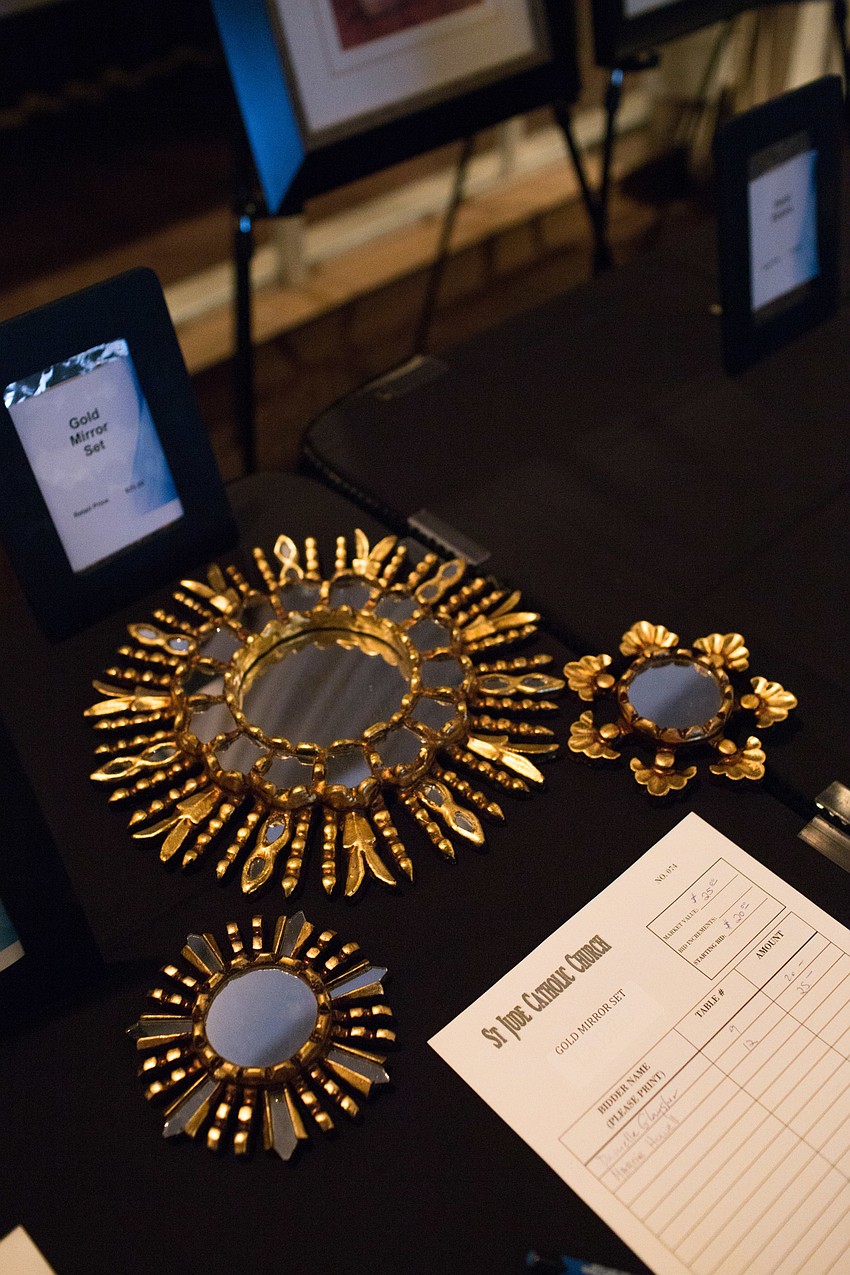 There were an abundance of silent auction items up for bidding.