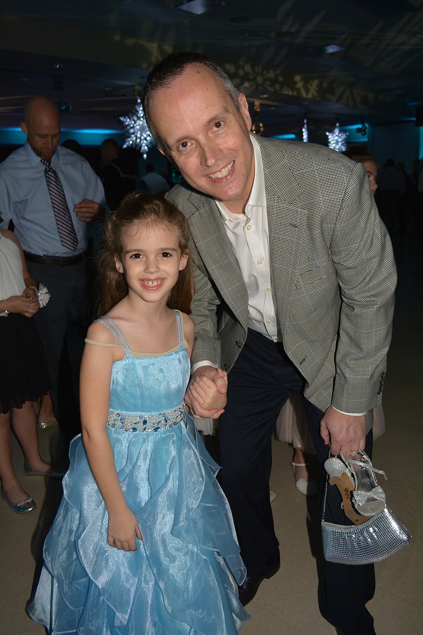 Ava Birk is excited to start dancing with her dad, Chris.