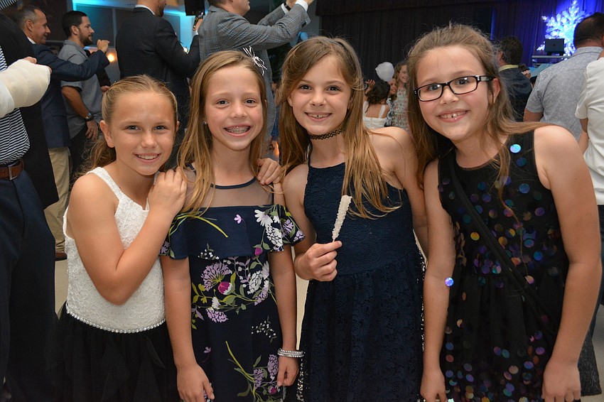 Corin Soria, Adalyn Huffman, Sydney Mullen and Lola Seelbach are all in third grade.