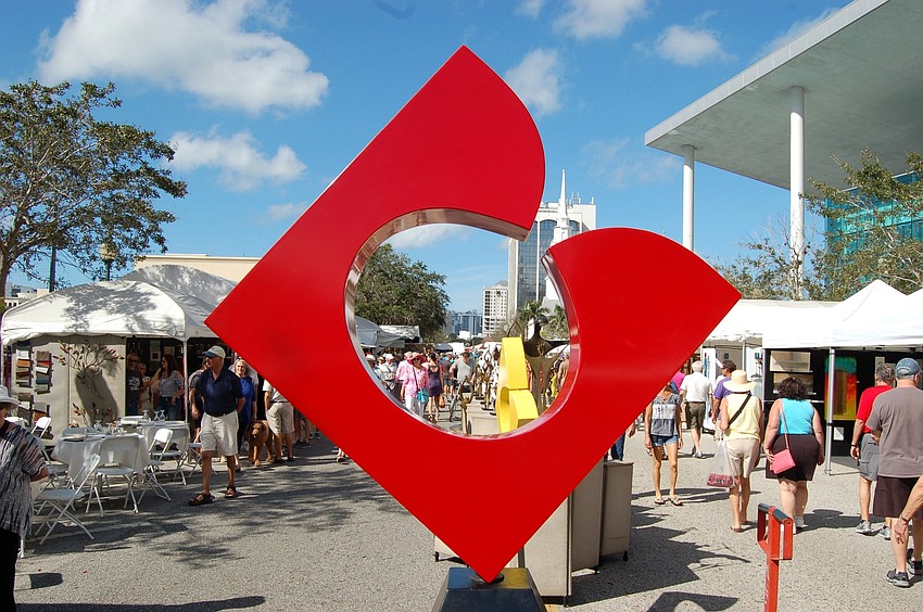 The 30th annual Downtown Sarasota Festival of the Arts was held on Main Street, from Links Avenue to Orange Avenue.