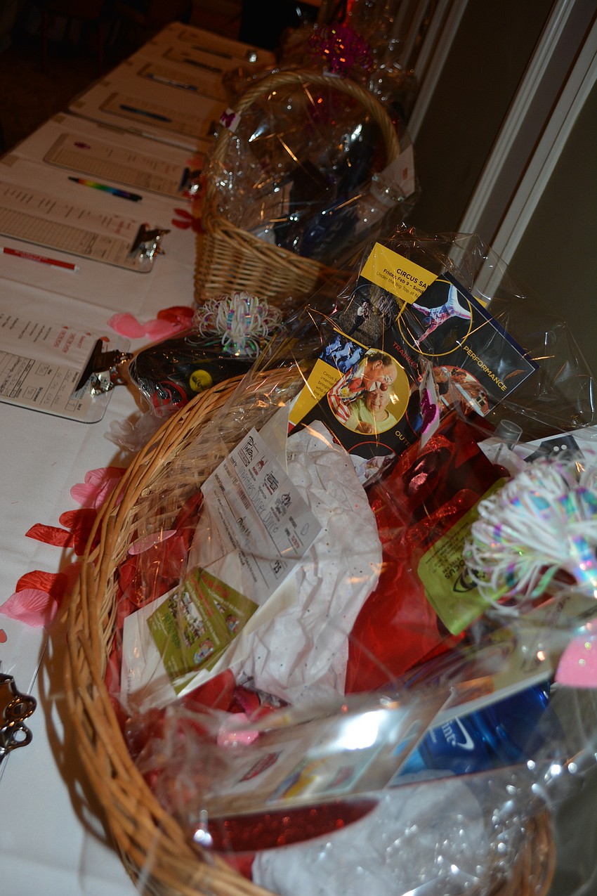 Silent auction items lined the ballroom at the Smitten Gala.