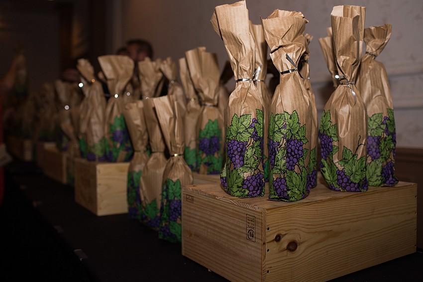 For $40, the buyer could grab any of the wrapped up wines, which were valued between $24 and $65.