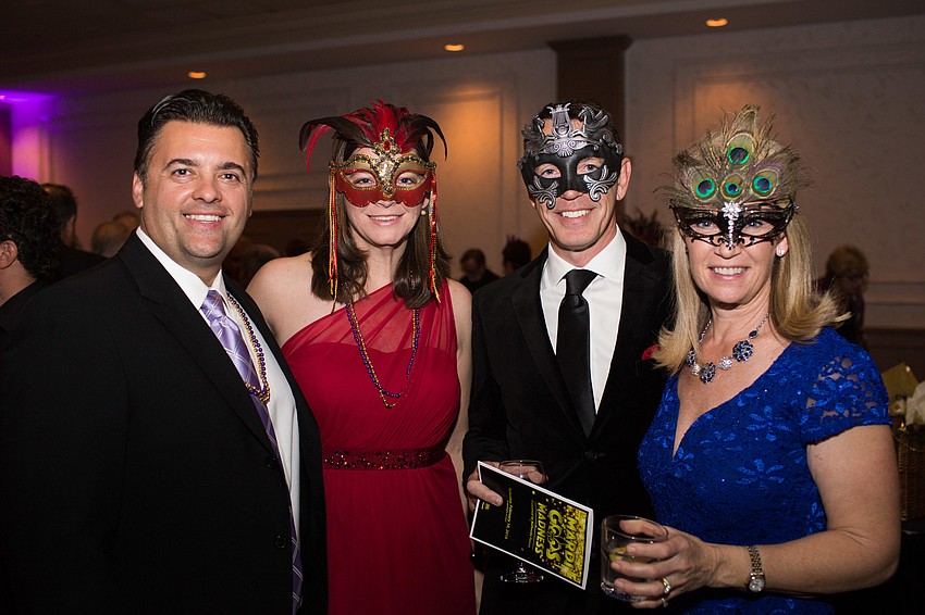 Mike and Nina Krajewski with Nigel and Nathalie Mould