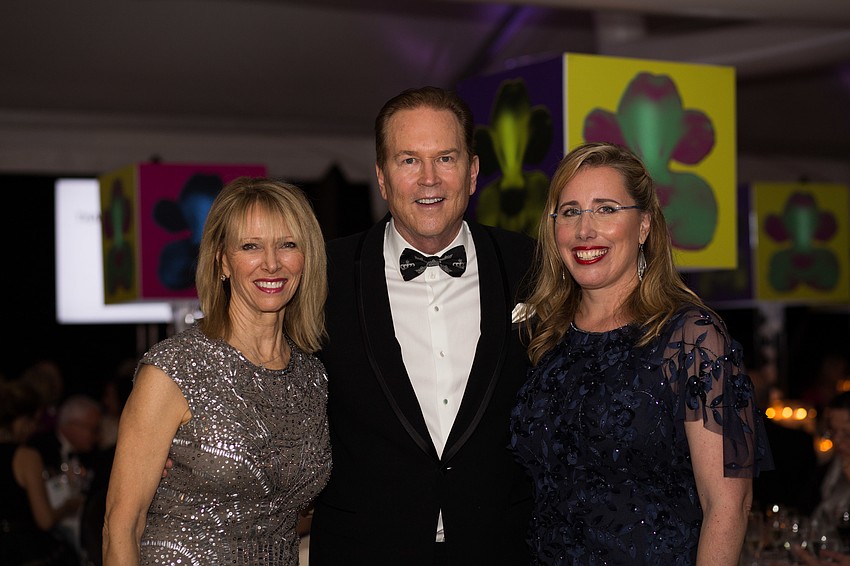 Sandy and Vern Buchanan with Jennifer Rominiecki