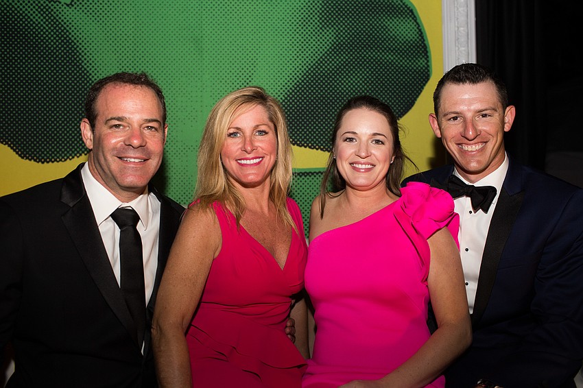 Ron Rosansky, Stephanie Church, Courtney Church-Dell Buono and Tyler Dell Buono