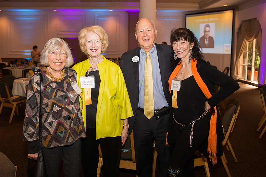 Co-Chairwomen Gerri Aaron and Christine Jennings, Scott Anderson and Carolyn Michel