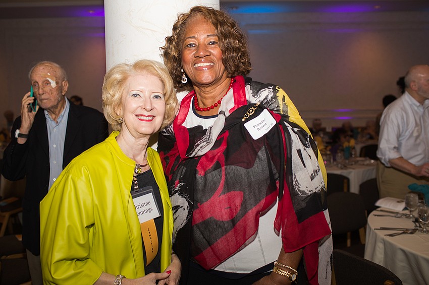 Co-Chairwoman Christine Jennings and Francine Brown