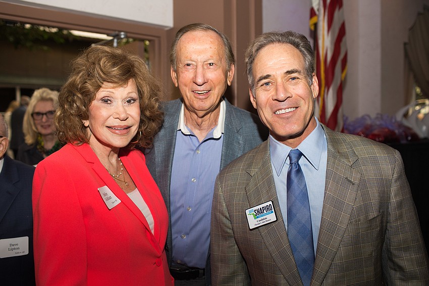 Shelley and Sy Goldbatt with David Shapino