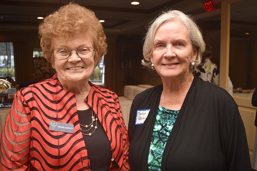 Arlene Scarlett and Marilyn Peterson