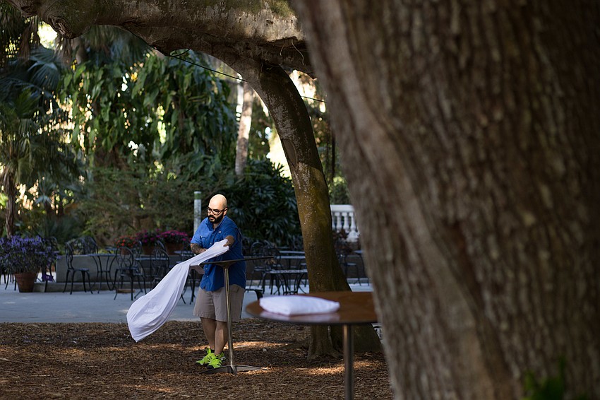 Capote took pride in each detail of getting the scene set-up. He says he plans Orchid Ball a year in advance. In fact, he already has a vision set for next year’s ball, again revolving around the theme of the new art installation.