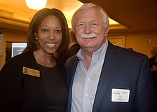 Sarasota Mayor Shelli Freeland Eddie and Arts and Cultural Alliance Executive Director Jim Shirley