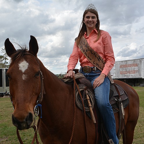 Casey Wingate will be crowned Manatee Cattlemen Sweetheart at the Ranch Rodeo on Saturday, Feb. 17.