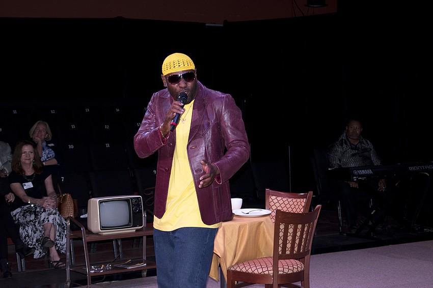 Sheldon Rhoden performs excerpts from “Marvin Gaye: Prince of Soul.”