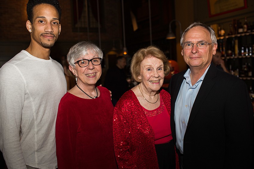 Ricardo Rhodes, Jane Sheridan, Chairwoman Donna Maytham and Bob Evans