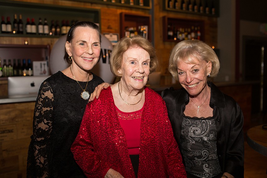 Debra Kalb, Chairwoman Donna Maytham and Micki Sellman