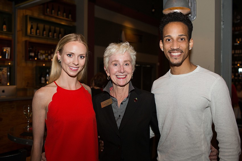 Victoria Holland, Caroline Amory and Ricardo Rhodes
