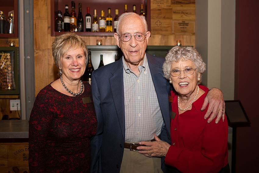 Marjorie Floyd with Richard and Helen March