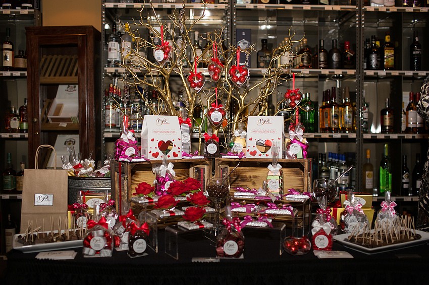 Pave Chocolates was there to hand out chocolate samples.