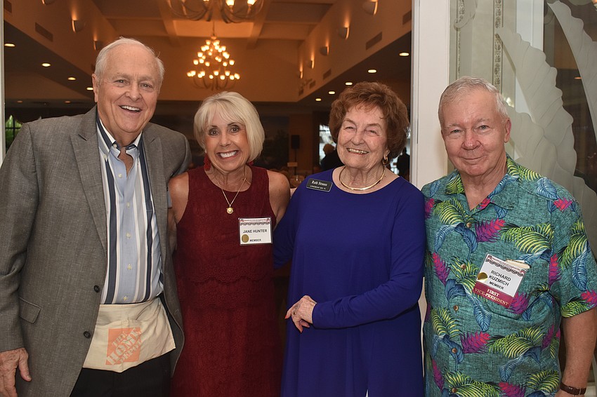 Frank Cona, Jane Hunter, Ruth Strauss and Richard Kuzmich
