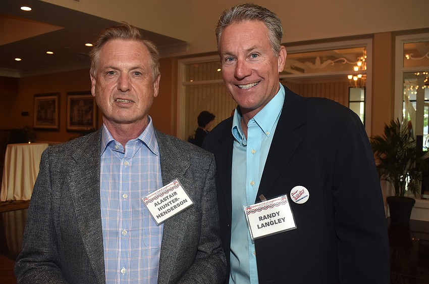 Alastair Hunter-Henderson and commission candidate Randy Langley