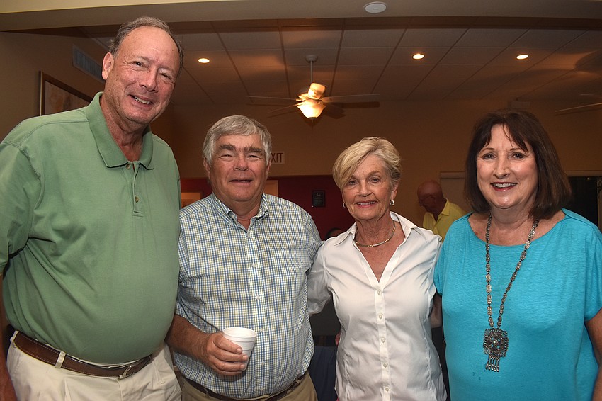 Lee Peakes, Ned and Lauren Pike and Jan Peakes