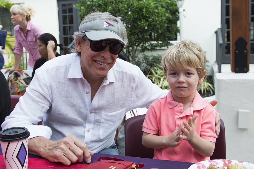Moss  Robertson Jr. with his son Moss Robertson III