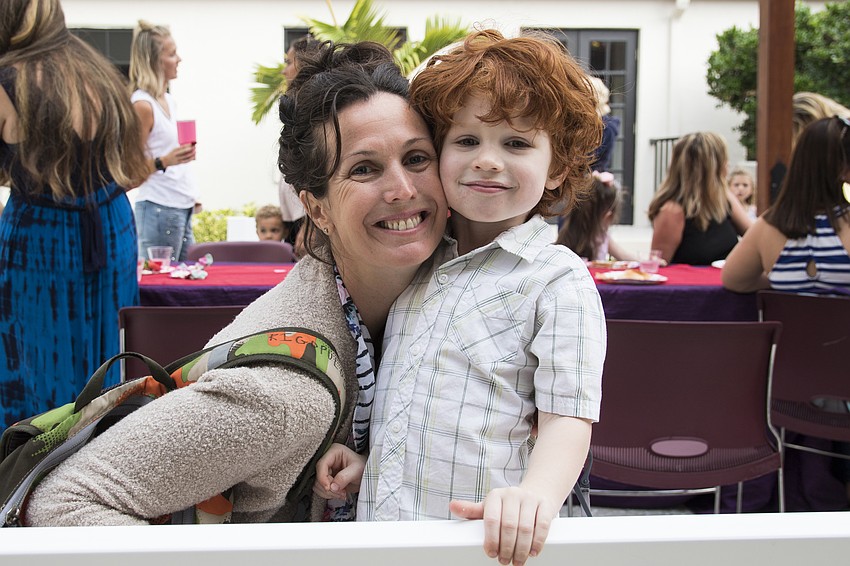 Susan Kigopulos with her son Brady.