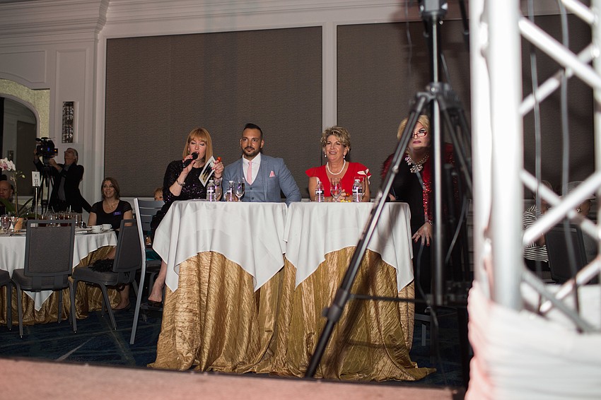 The fashion police included Co-Chairwoman Emily Walsh, Nati Shabat, Co-Chairwoman Carol Pleas and Joan Rivers (Matthew McGee).